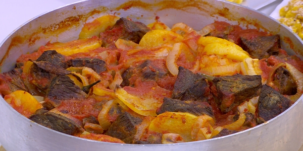 صينية البطاطس باللحمة