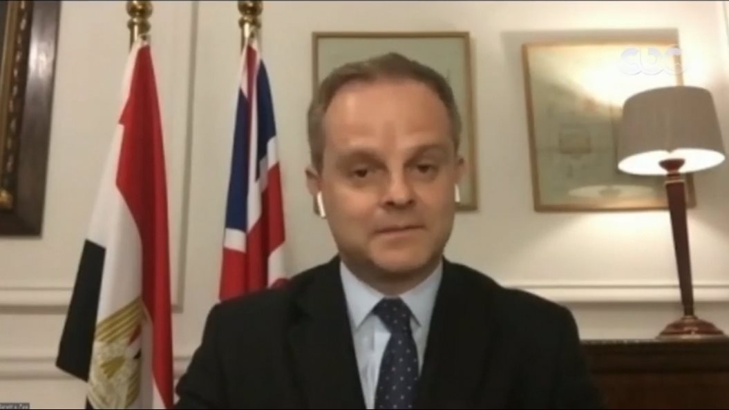 السفير البريطاني بالقاهرة  السفير البريطاني بالقاهرة