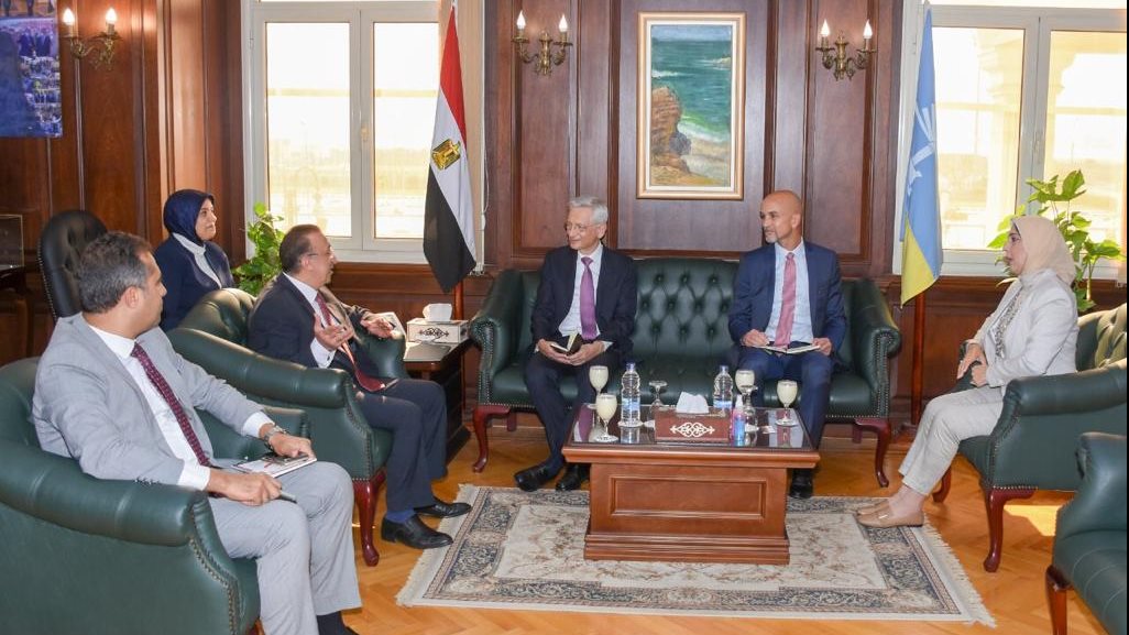 محافظ الإسكندرية يستقبل السفير الفرنسي 