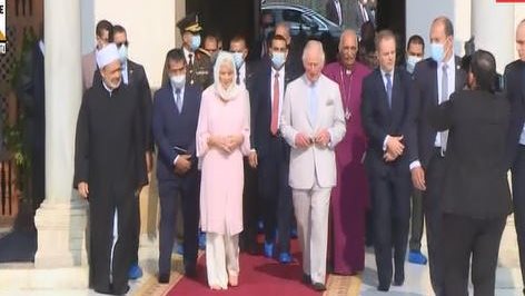 الطيب يلتقي مع الأمير تشارلز بالجامع الأزهر