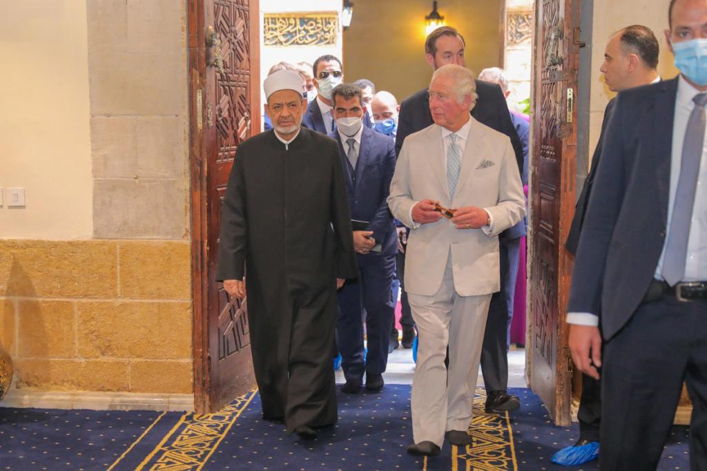 شيخ الأزهر والامير تشارلز 