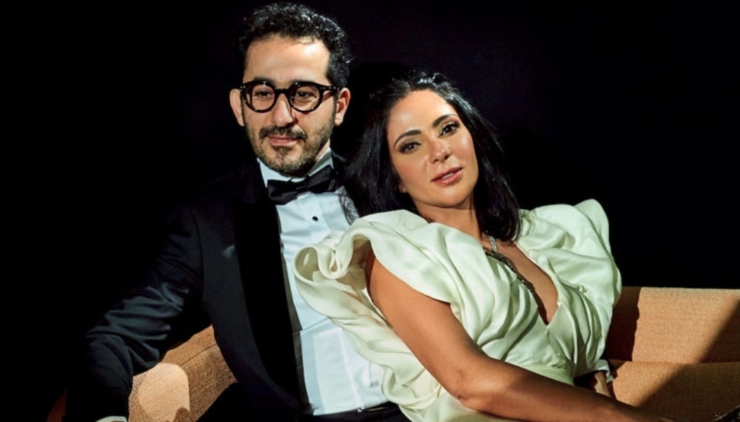 أحمد حلمي وزوجته منى زكى