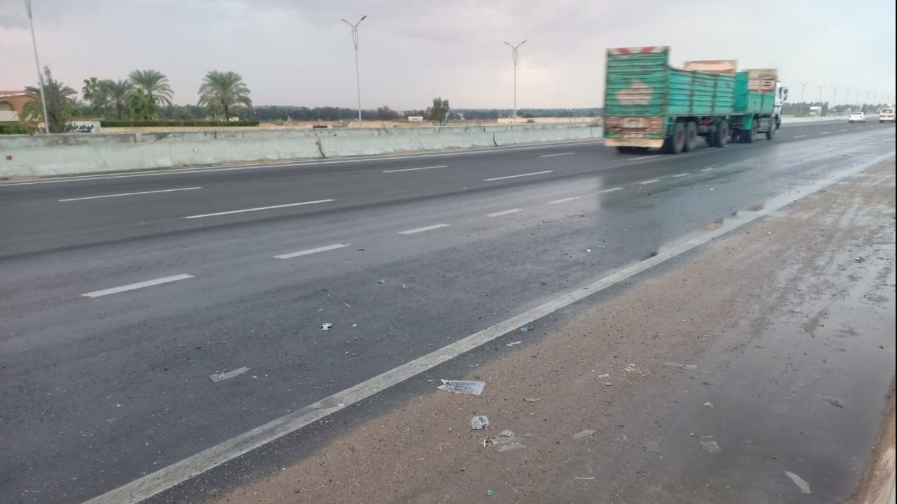 سقوط أمطار خفيفة أمس في الإسكندرية 