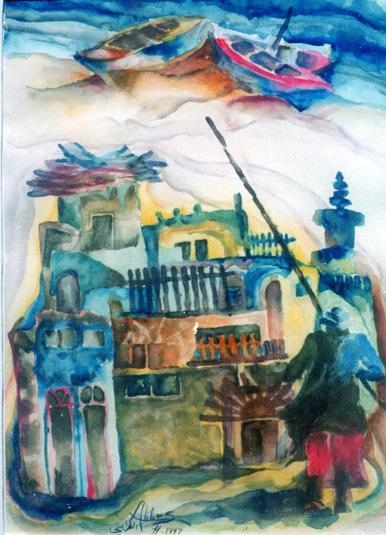 عمل فني للفنان عباس الطرابيل