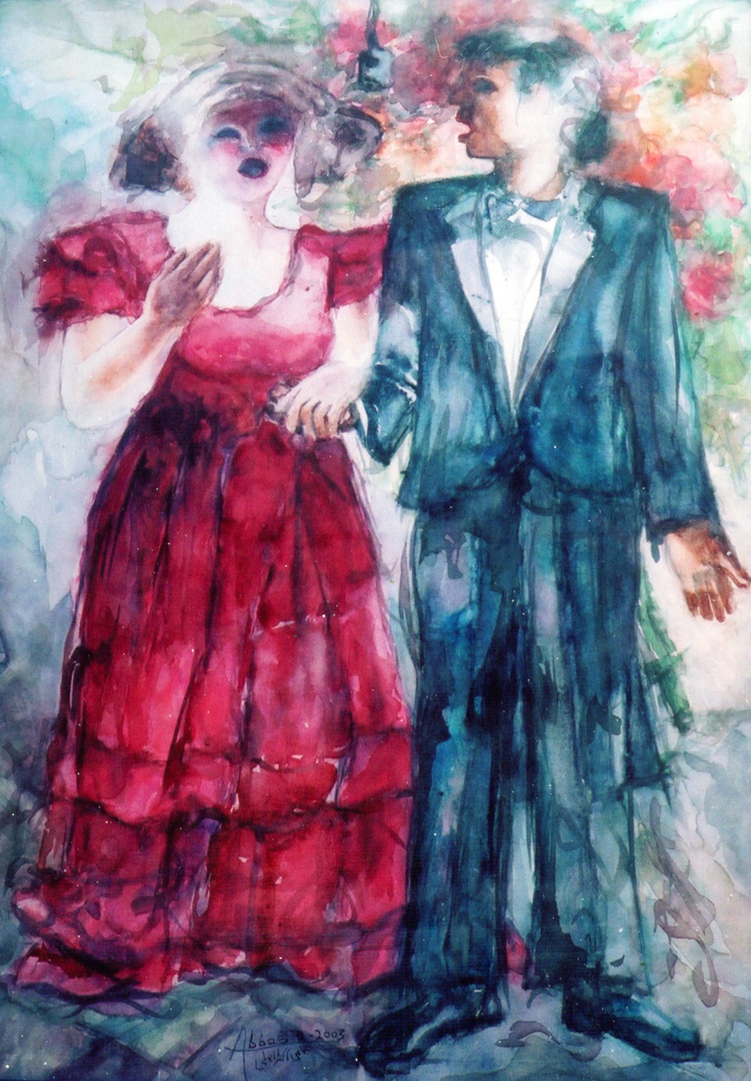 عمل فني للفنان عباس الطرابيلي 1