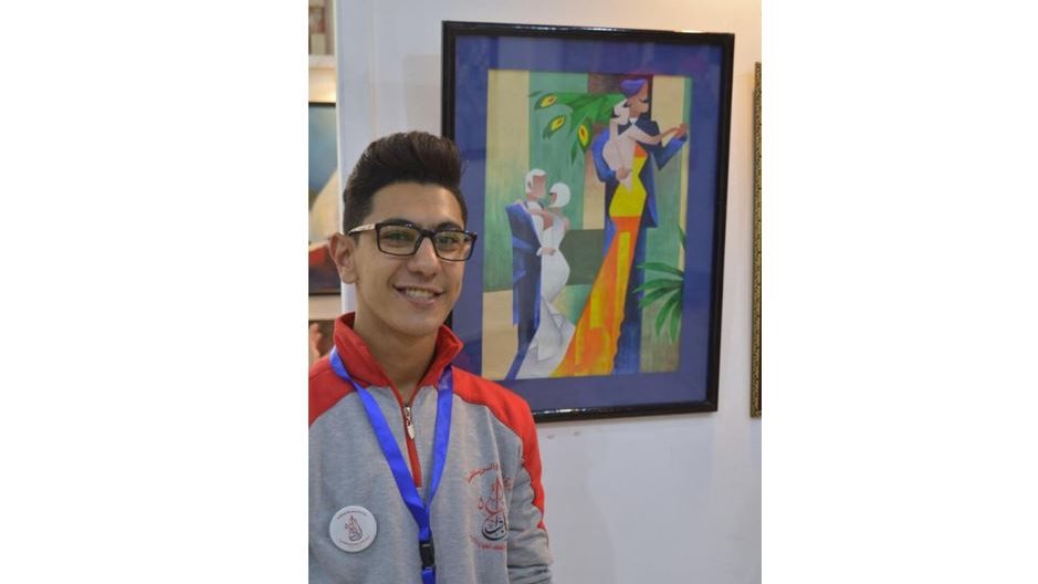 الفنان الشاب عبدالله خروبة