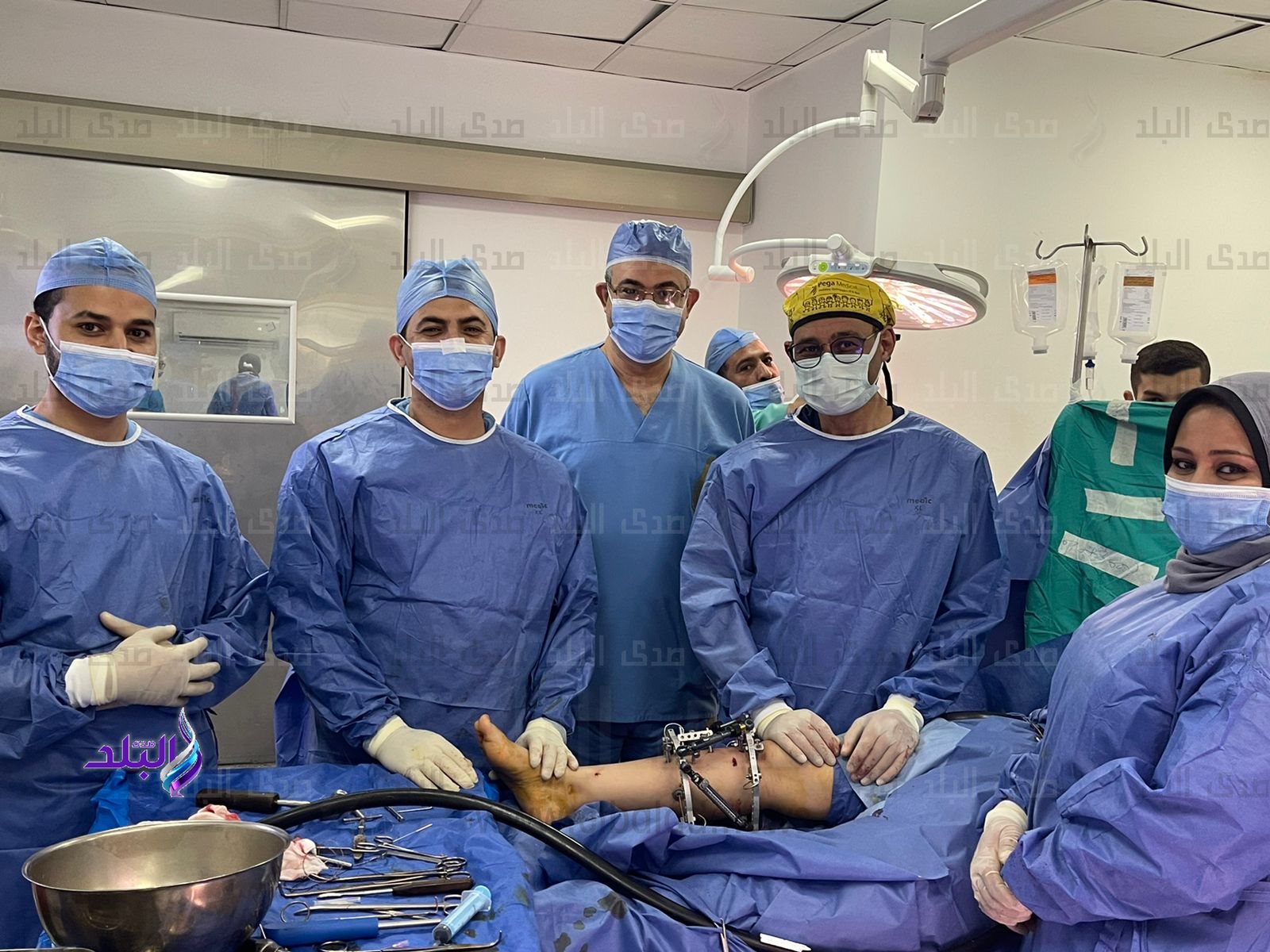 الزهراء الجامعي تستخدم أحدث جهاز لتصليح تشوهات العظام