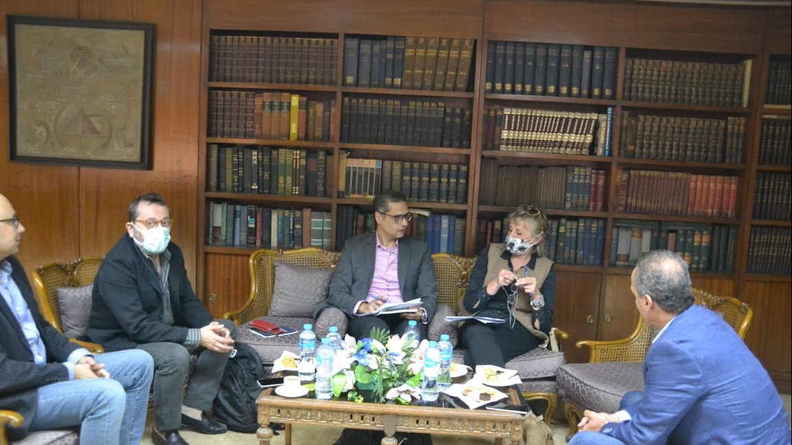 هيثم الحاج علي رئيس الهيئة المصرية العامة للكتاب 