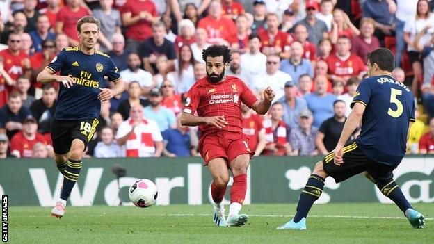 محمد صلاح ضد آرسنال