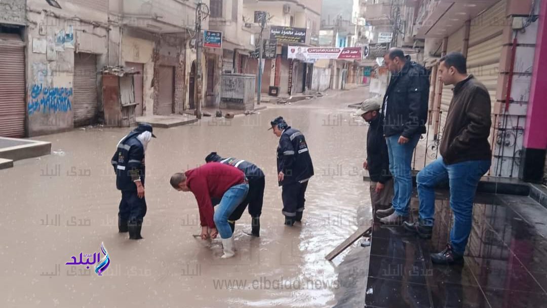أمطار في كفر الشيخ