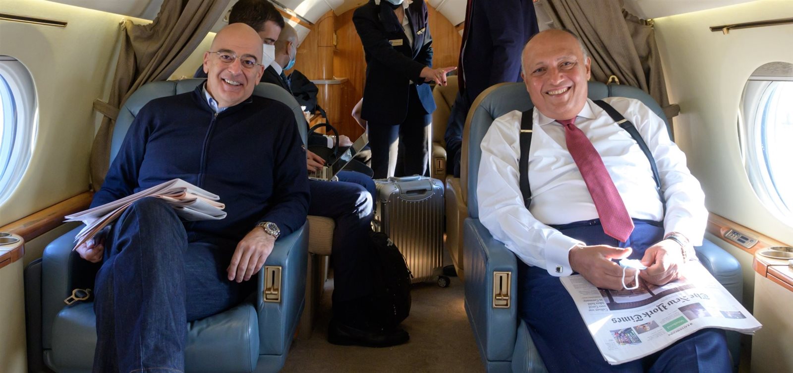 سامح شكري ونيكوس ديندياس