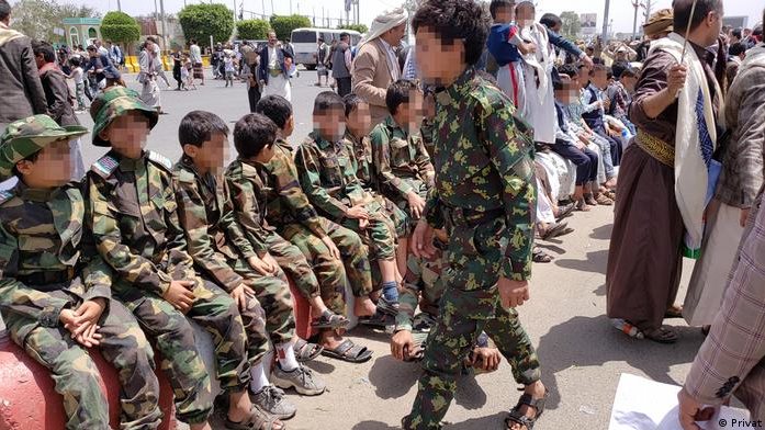 تجنيد الطفال فى اليمن