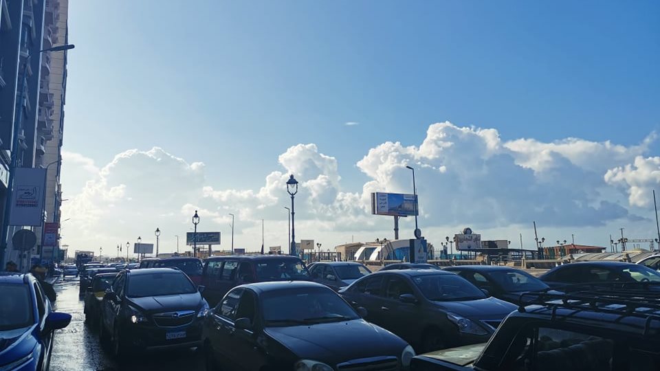 اختناق مروري بمنطقة لوران 