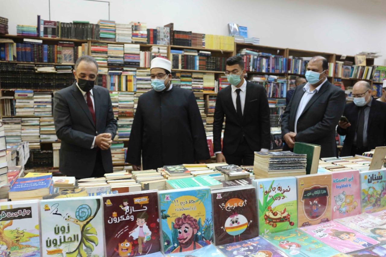 افتتاح معرض جامعة المنصورة العاشر للكتاب