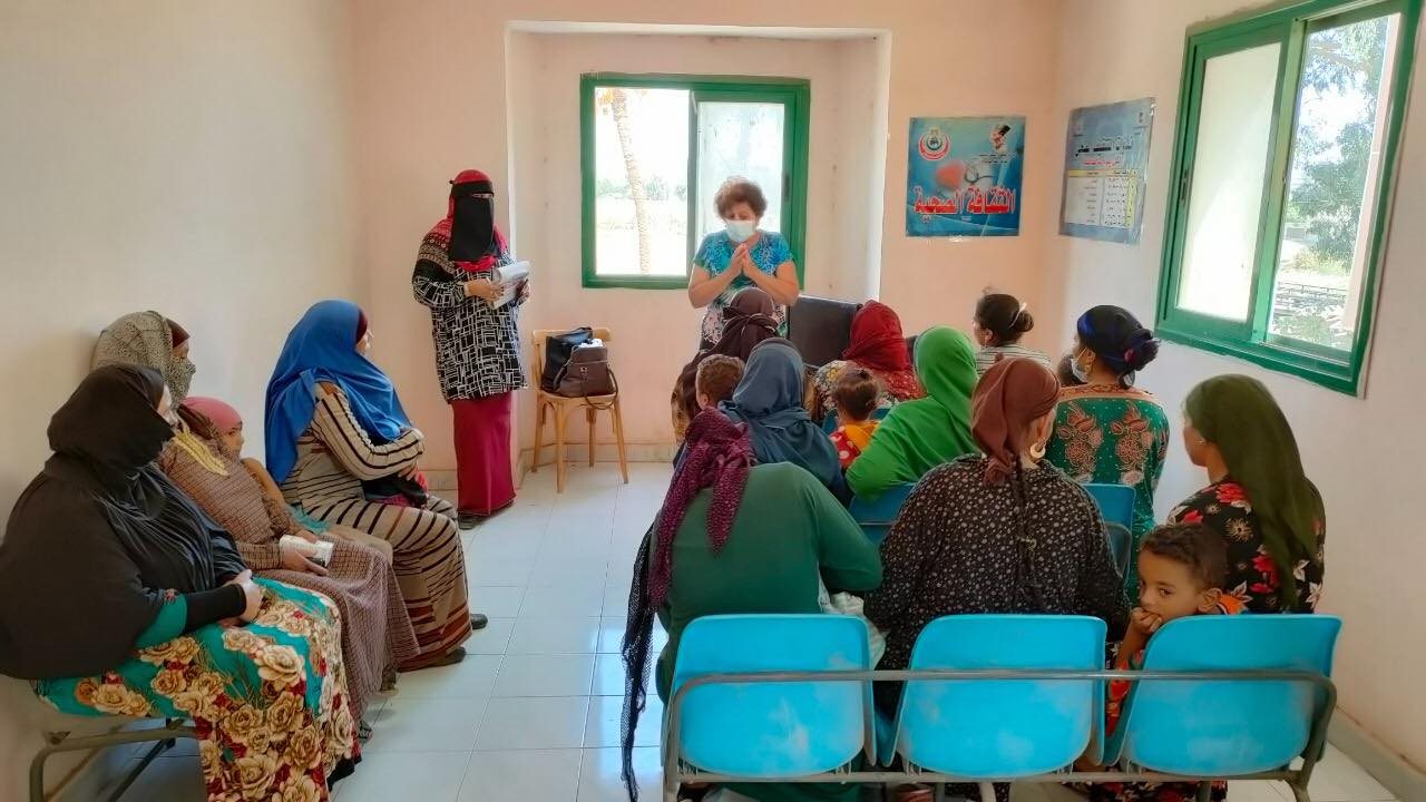 قافله طبيه بقرى ملوى 