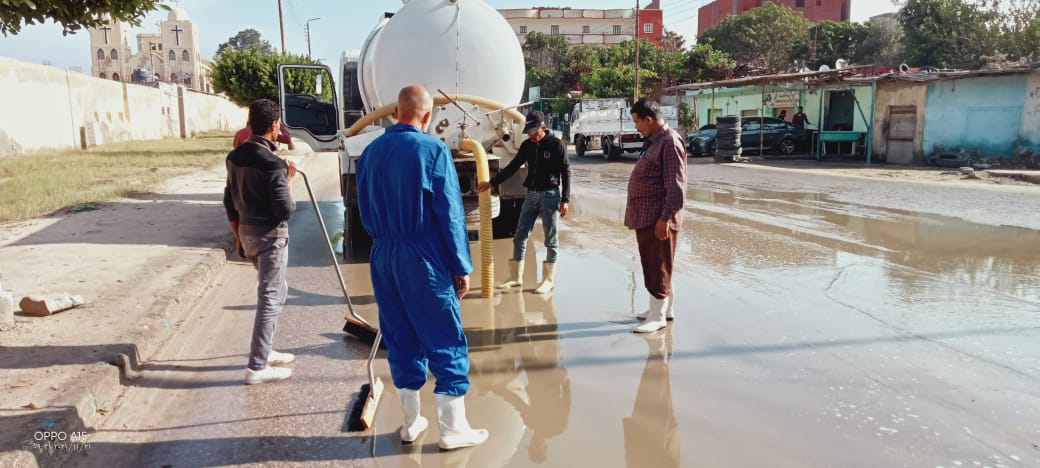 خلال متابعة موجة الطقس السيء بالإسماعيلية 