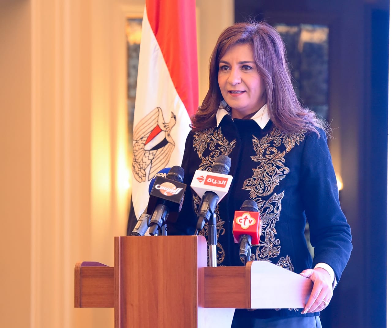 وزيرة الهجرة