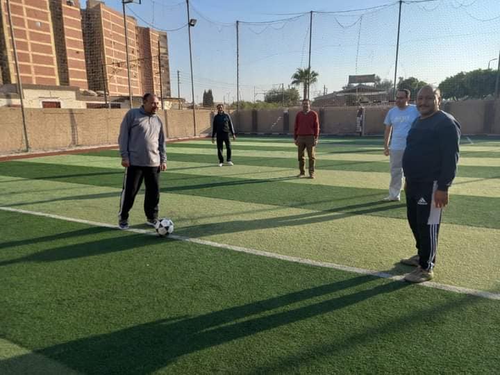 قيادات الأزهر بأسيوط يشاركون في مباراة كرة قدم
