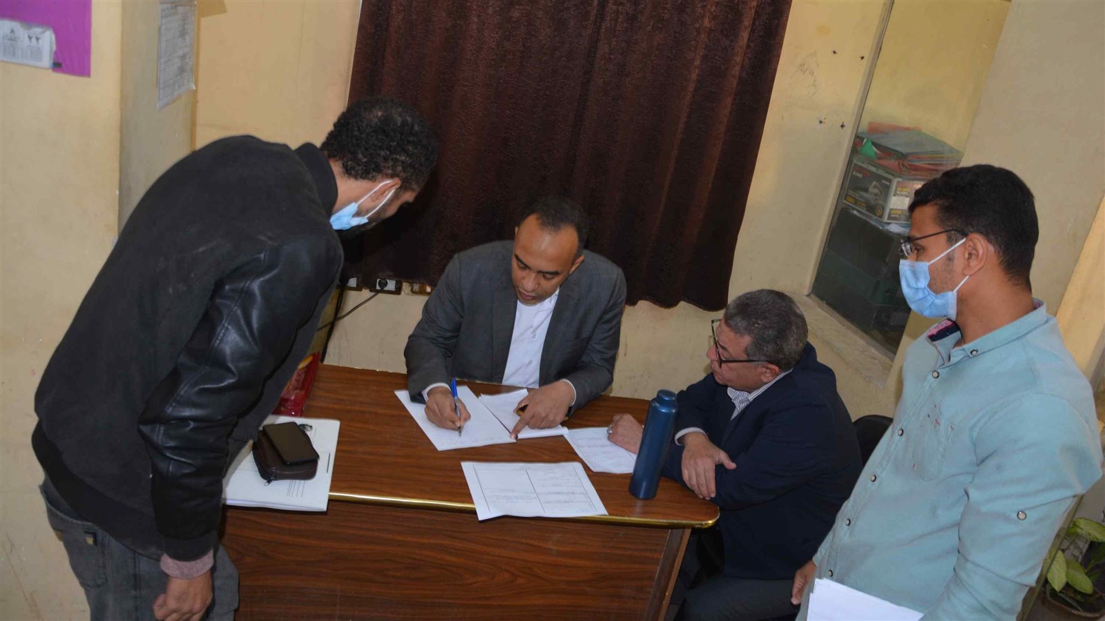 نائب محافظ المنيا يتفقد المراكز التكنولوجية 