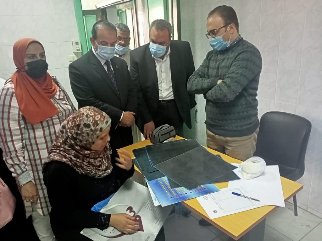 الكشف على 1227 مواطنًا فى قافلة طبية لجامعة طنطا بزفتى