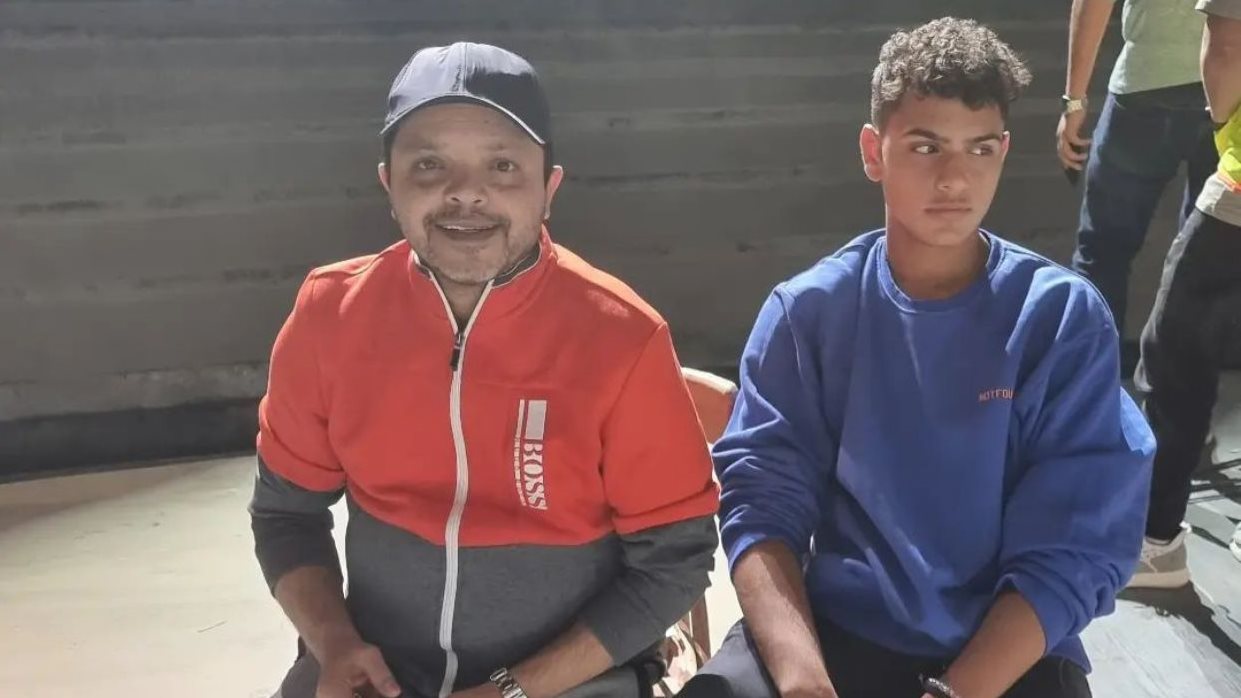 محمد هنيدى ونجلة 