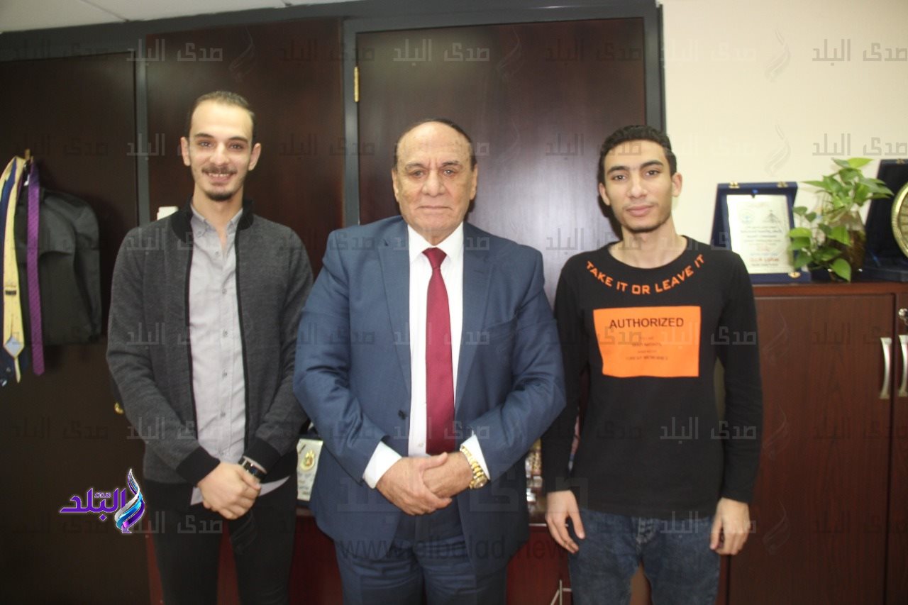 محرري صدى البلد مع اللواء دكتور سمير فرج