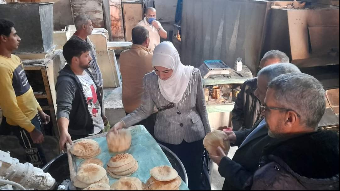 متابعة إنتاج الافران بالعريش 