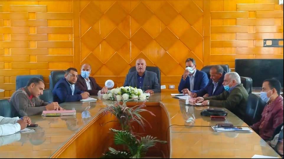 الاجتماع التنفيذي لرؤساء القري بالحسنة