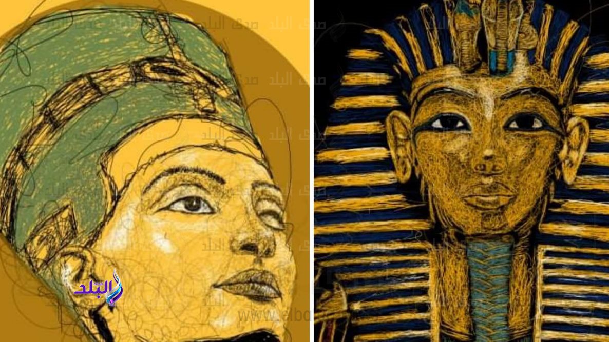 عبد الرحمن يحول الشخبطة إلى لوحات فنية مبدعة