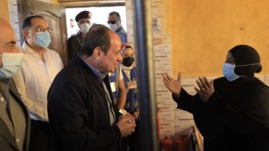 الرئيس يتفقد أسوان