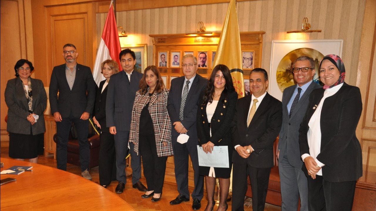 أسامة إمام عميد الحاسبات والذكاء الاصطناعي ووفد جامعة كازان