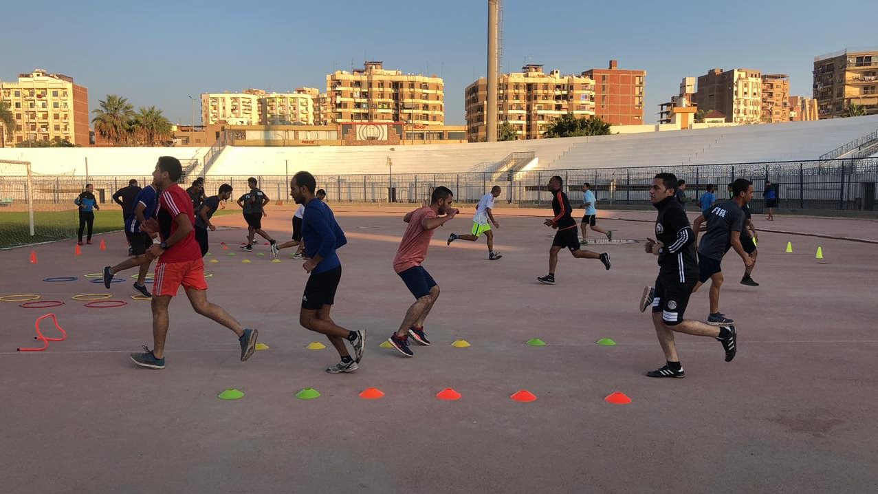 حكام الفيوم أثناء التدريبات