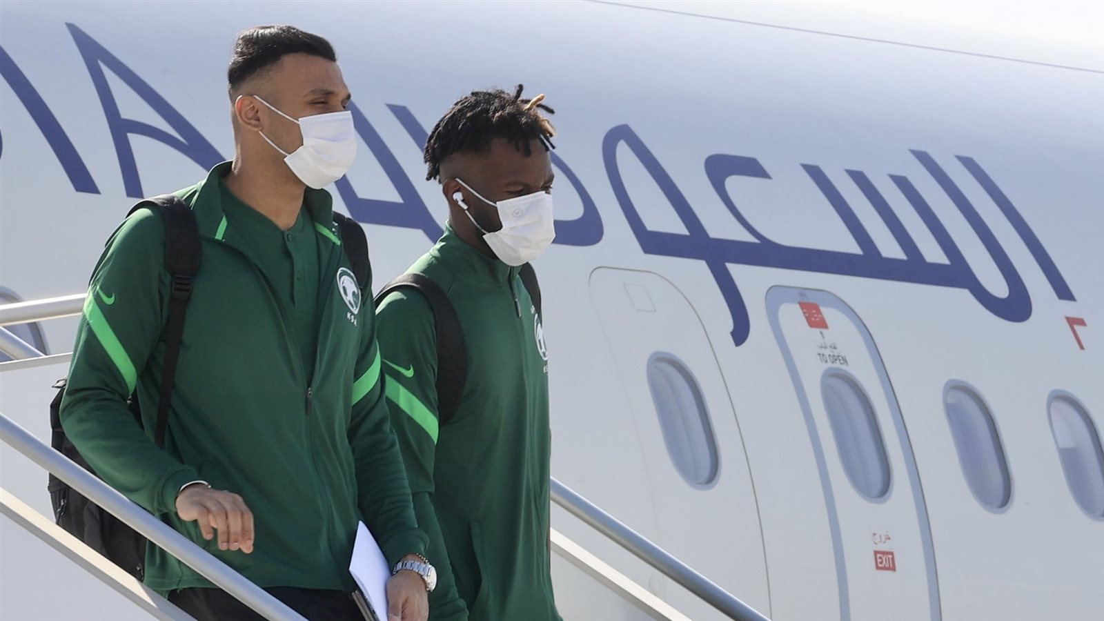 بعثة المنتخب السعودي تصل الدوحة