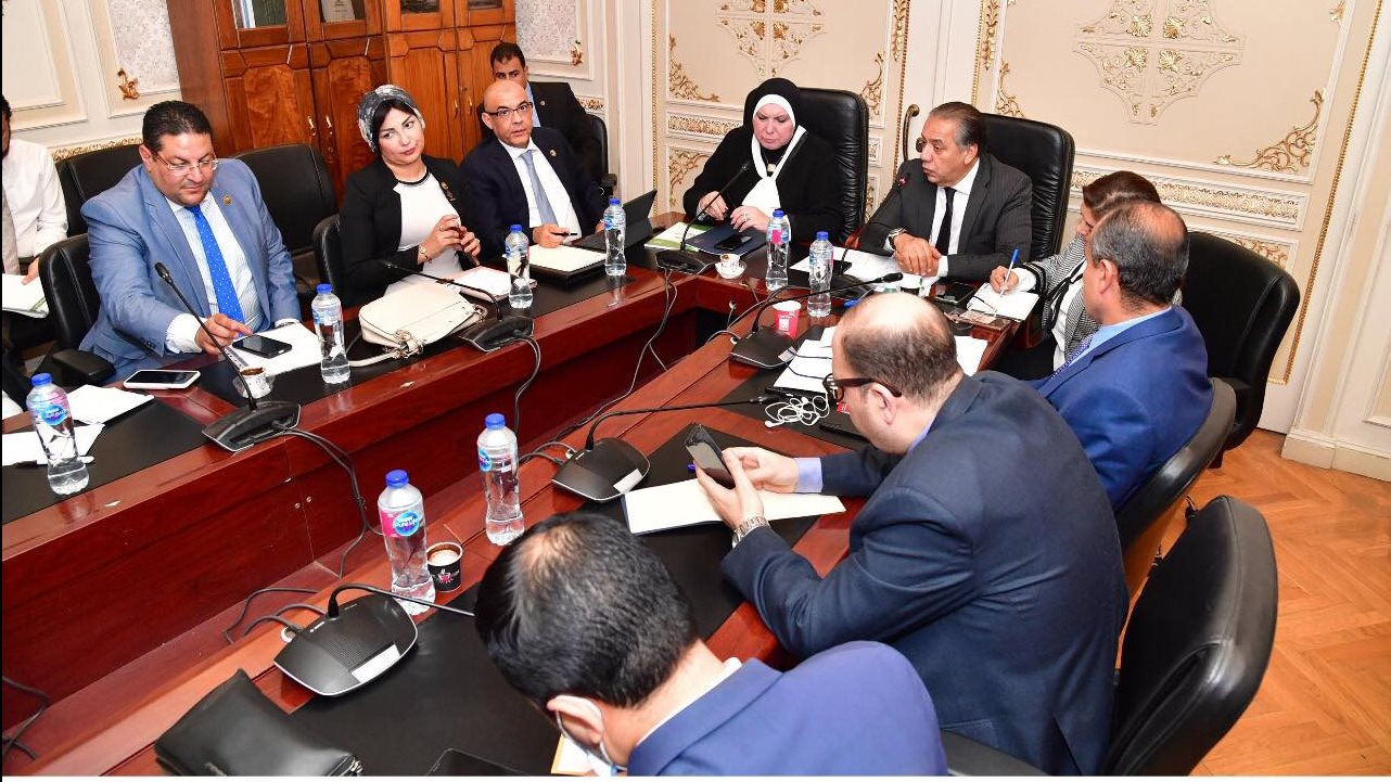 وزيرة التجارة خلال إجتماعها بمجلس النواب 