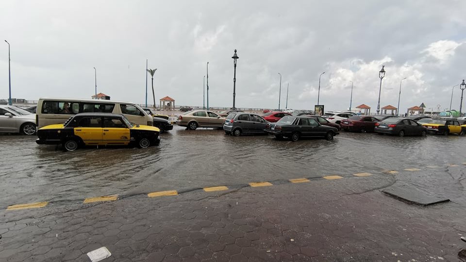 أرشيفية من كورنيش الإسكندرية