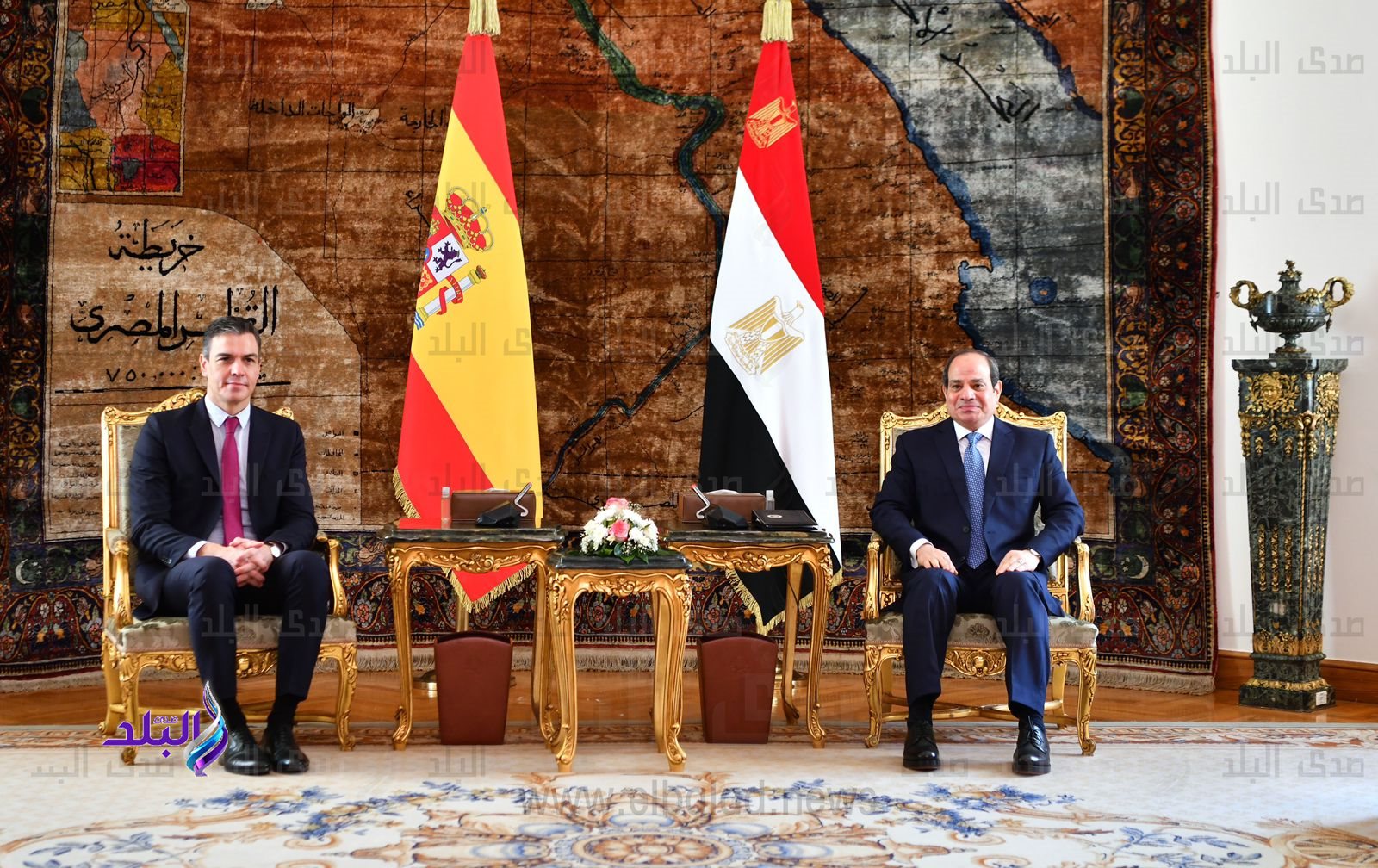الرئيس السيسي يستقبل رئيس حكومة مملكة اسبانيا..بقصر الاتحادي
