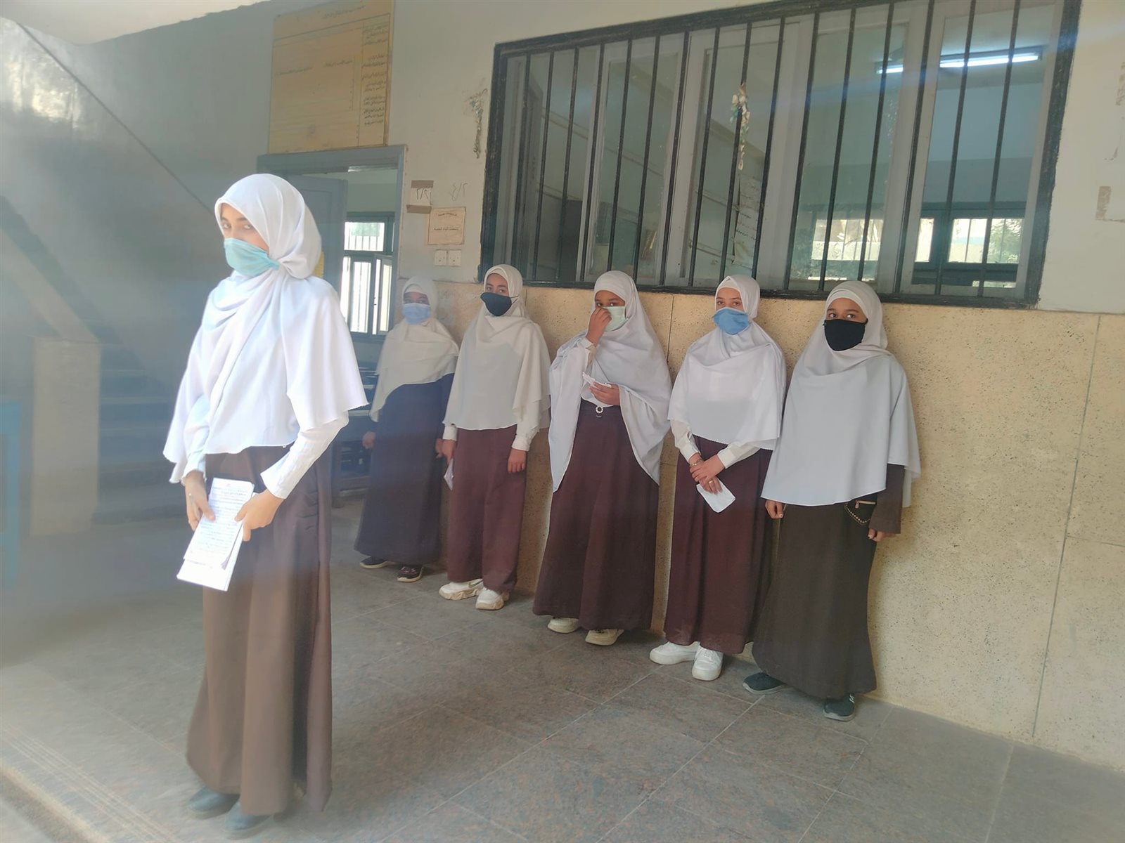 طالبات معهد فتيات دندرة