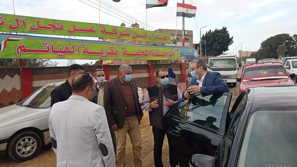 استعدادات زيارة وزير الأوقاف بقرية الهياتم بالمحلة