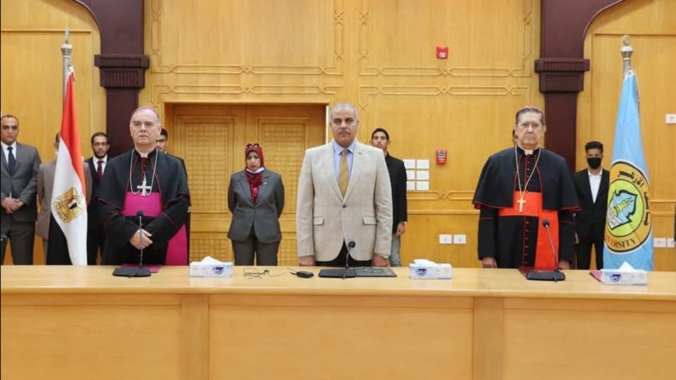 رئيس المجلس البابوي بالفاتيكان يحاضر بجامعة الأزهر