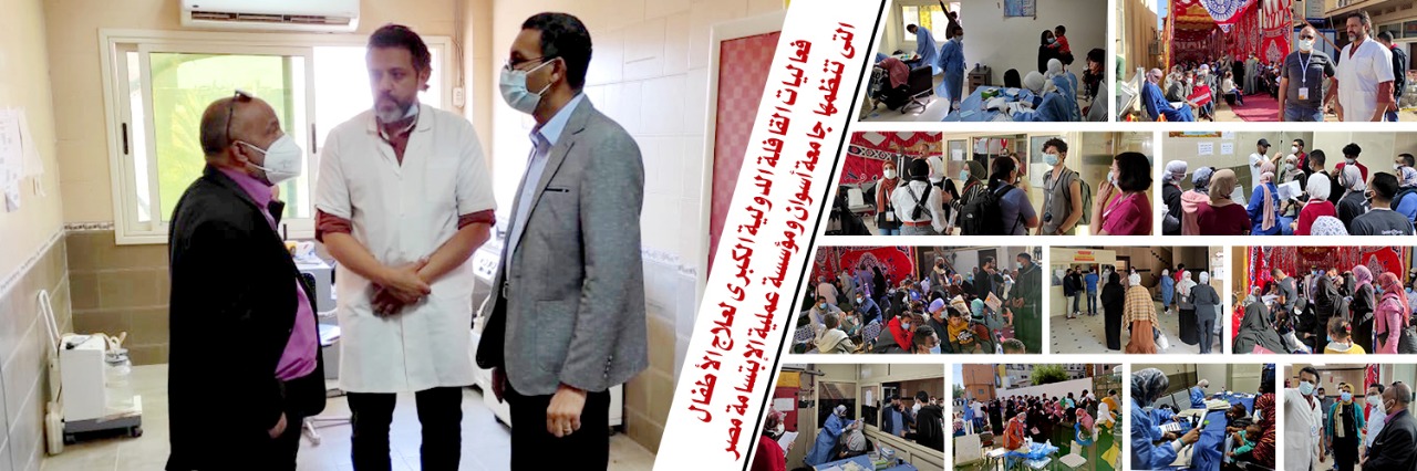 القافلة الطبية بمستشفى أسوان الجامعى