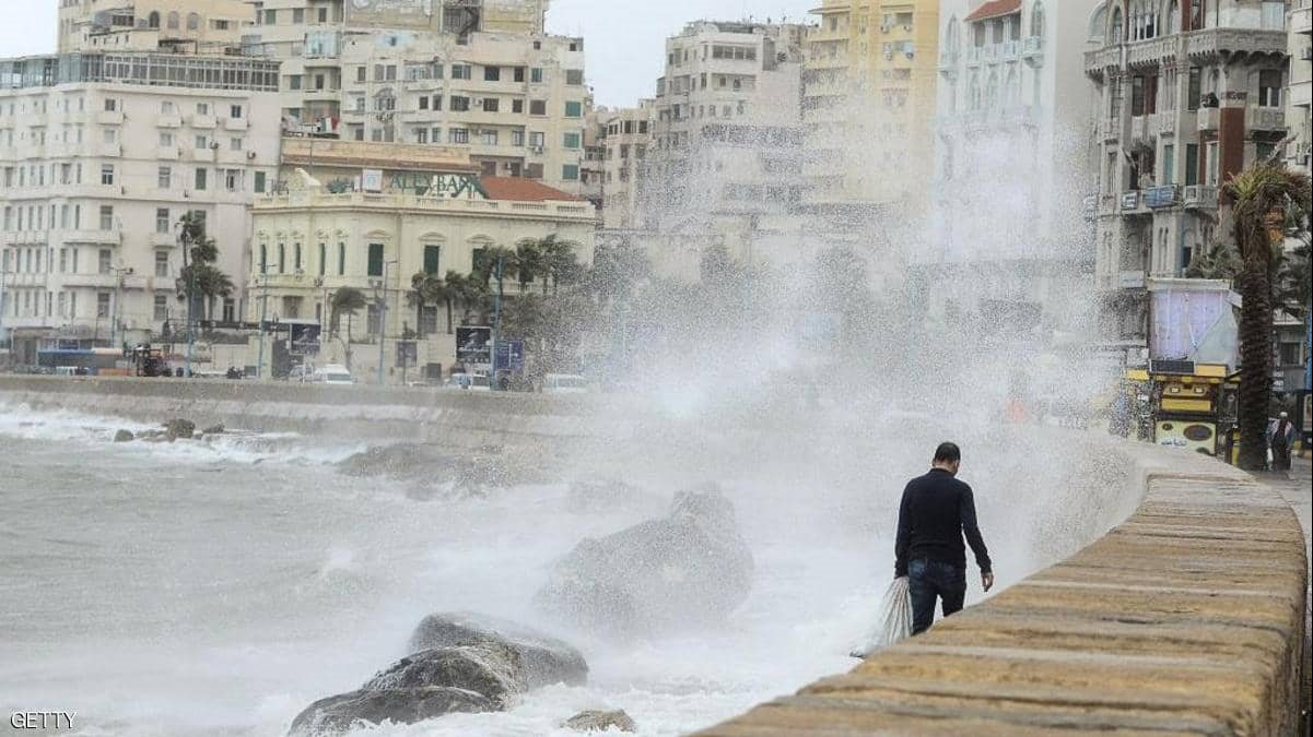 سوء الأحوال الجوية بالإسكندرية 