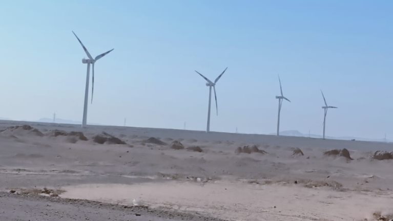 محطة رياح جبل الزيت