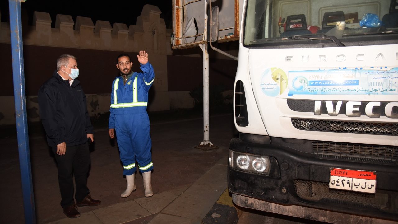 تفقد تمركزات بالاسكندرية