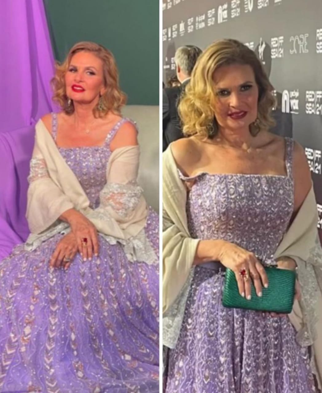 الفنانة يسرا