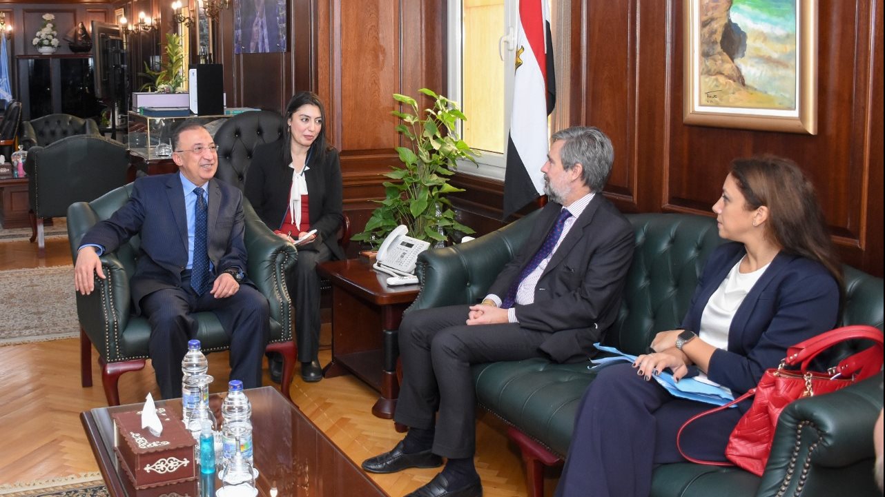 محافظ الإسكندرية يستقبل سفير إيطاليا 