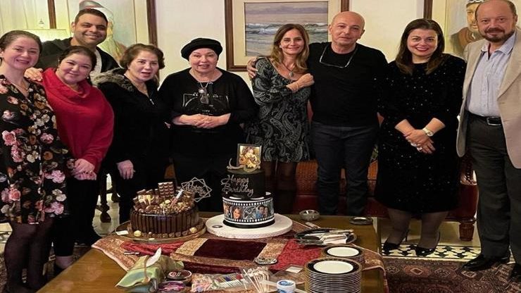 نورا فى عيد ميلاد بوسى