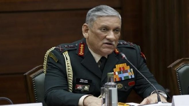 رئيس الأركان الهندي الجنرال بيبين راوات