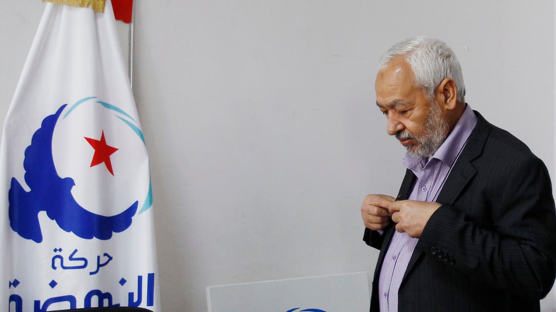 راشد الغنوشي زعيم حركة النهضة الإخوانية