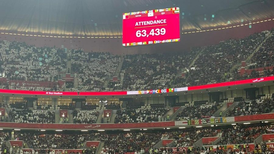 أكبر حضور جماهيري في تاريخ قطر