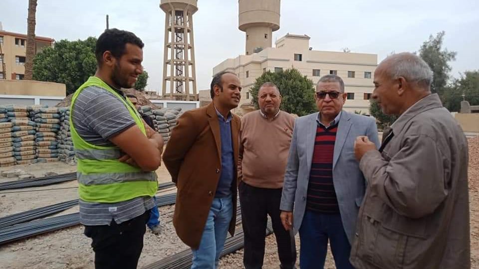 رئيس مركز ابوقرقاص خلال الجوله